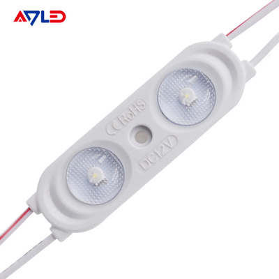 ไฟ LED โมดูล 3000K ไฟสัญญาณกันน้ำ 12V 2 Warm White 2835 SMD